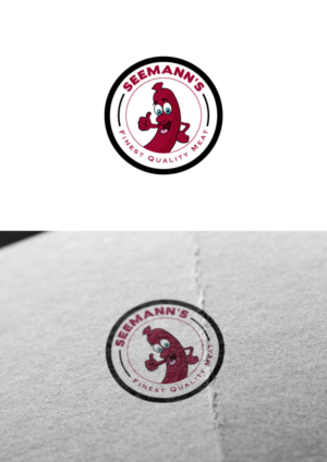 Seemann's Finest Quality Meat | Logo Design by The Marble Peach