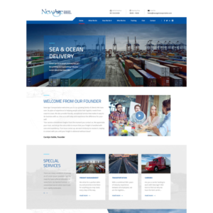 Web Design by vedverma1984 for New Age Transportation Inc | Design: #14186790