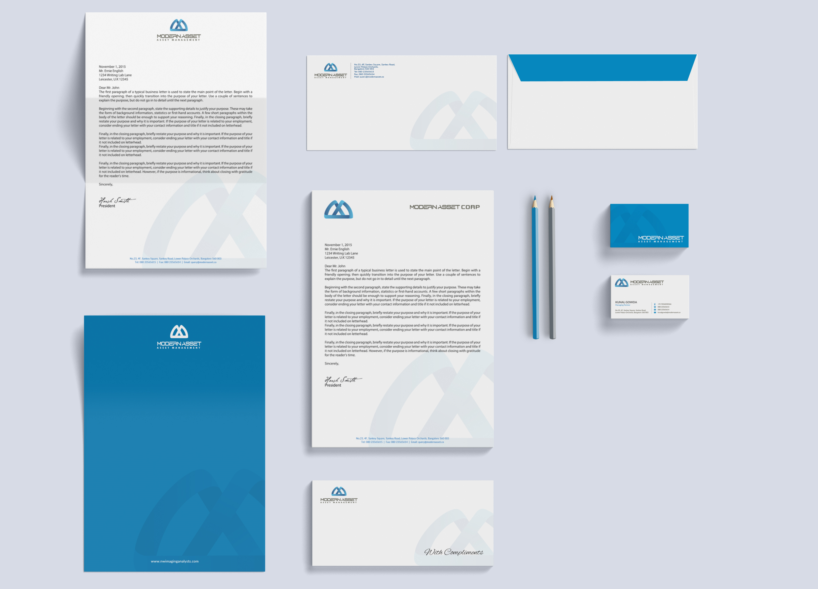 Stationery Design by Sarah Mathews for this project | Design #14209337