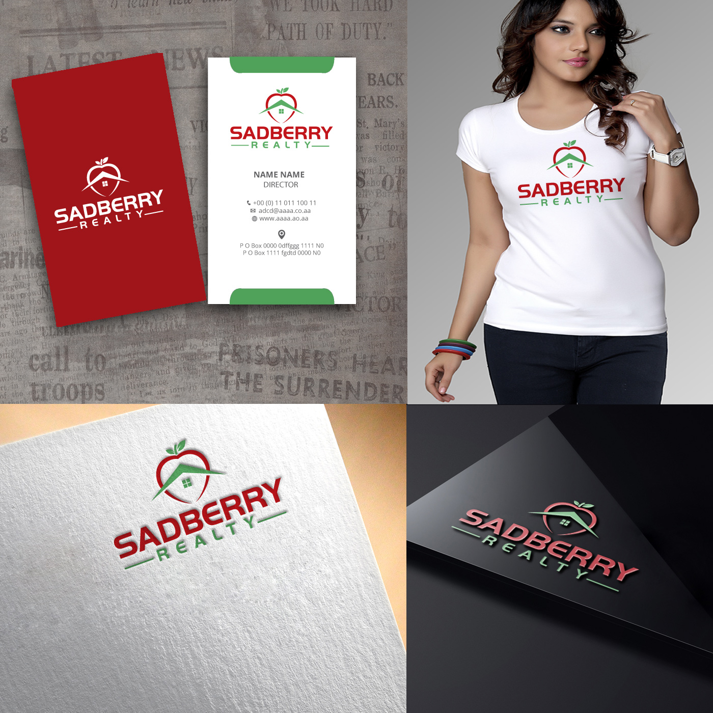 Logo-Design von zebronicgraphic für Sadberry Realty | Design #14068830