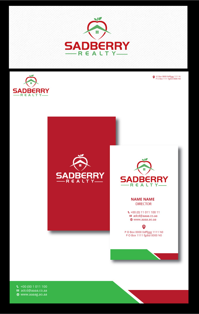 Logo-Design von zebronicgraphic für Sadberry Realty | Design #14068831