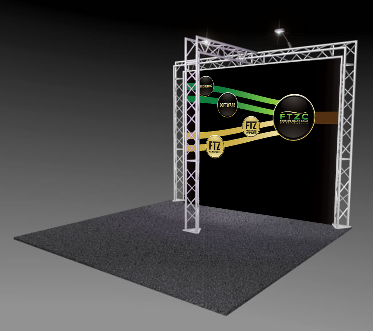 Diseño de Stand de Feria por Synthesis para este proyecto | Diseño #2510370