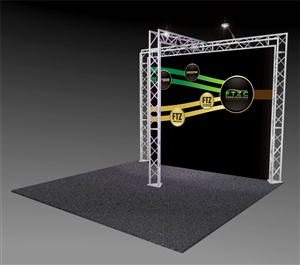 Trade-show Exhibit Booth Main 8' x 8' Graphic Design | Diseño de Stand de Feria por Synthesis