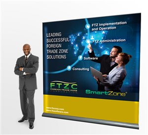 Trade-show Exhibit Booth Main 8' x 8' Graphic Design | Diseño de Stand de Feria por rkailas