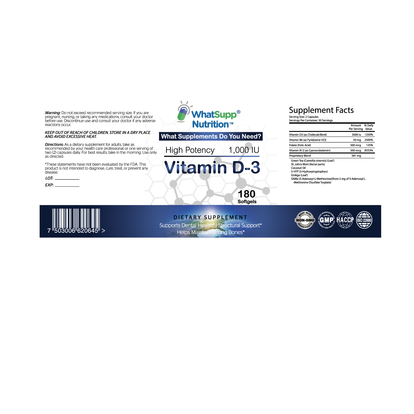 Design Étiquette par Shark1 pour WhatSupp Nutrition | Design #14433748