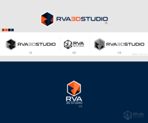 Logo Design by cleverlogo for RVA 3D Studio | Design: #14116177