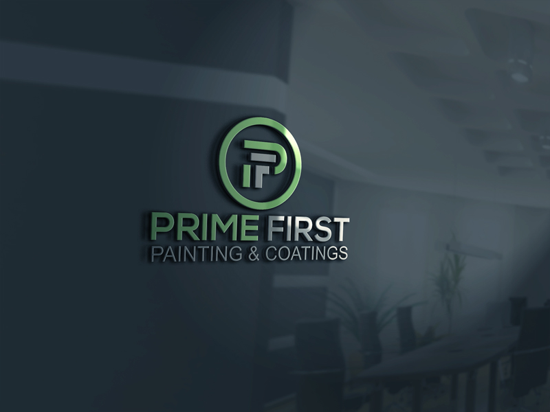 Logo Design by rafa studio for Prime First Painting and coatings | Design #14107554