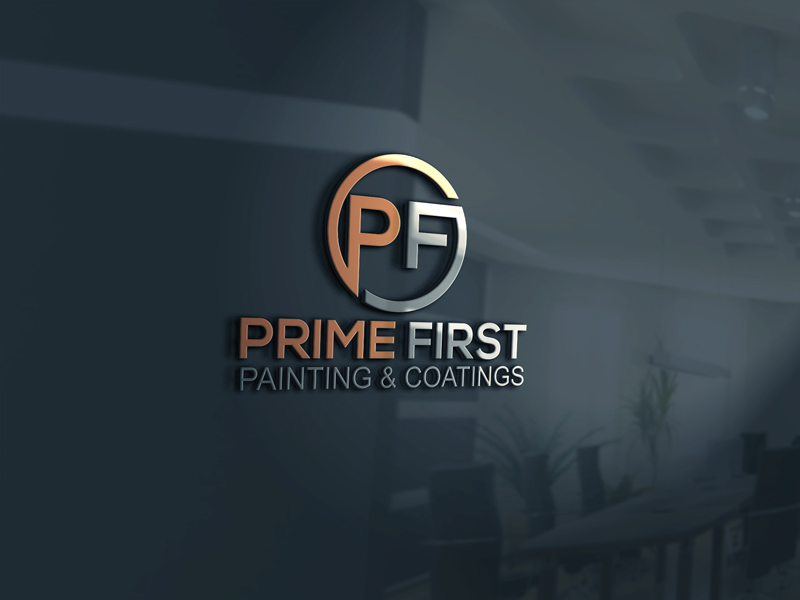 Logo Design by rafa studio for Prime First Painting and coatings | Design #14107560