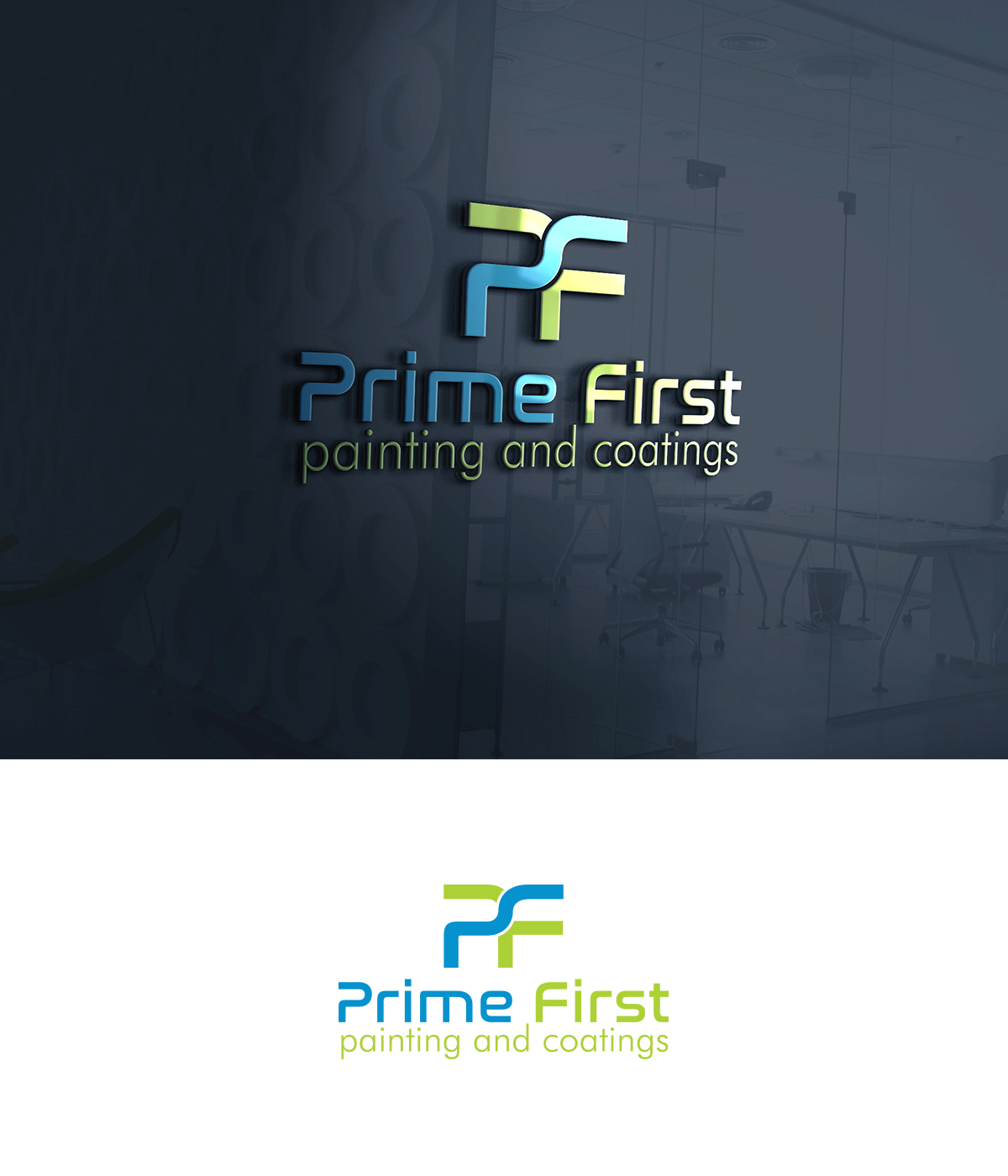 Logo Design by supercreative for Prime First Painting and coatings | Design #14066762
