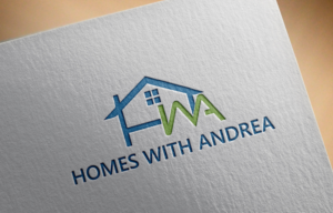 Logo Design by Top king  designer for Homes With Andrea - West USA Realty | Design: #14067961