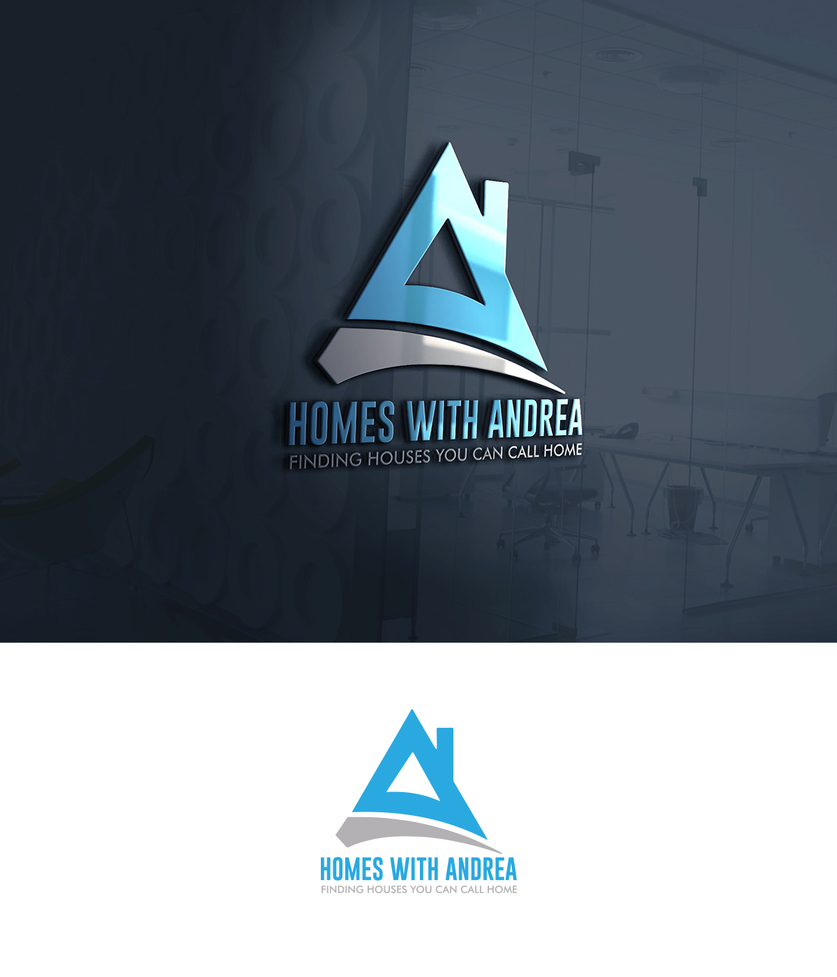 Logo Design by supercreative for Homes With Andrea - West USA Realty | Design #14079183