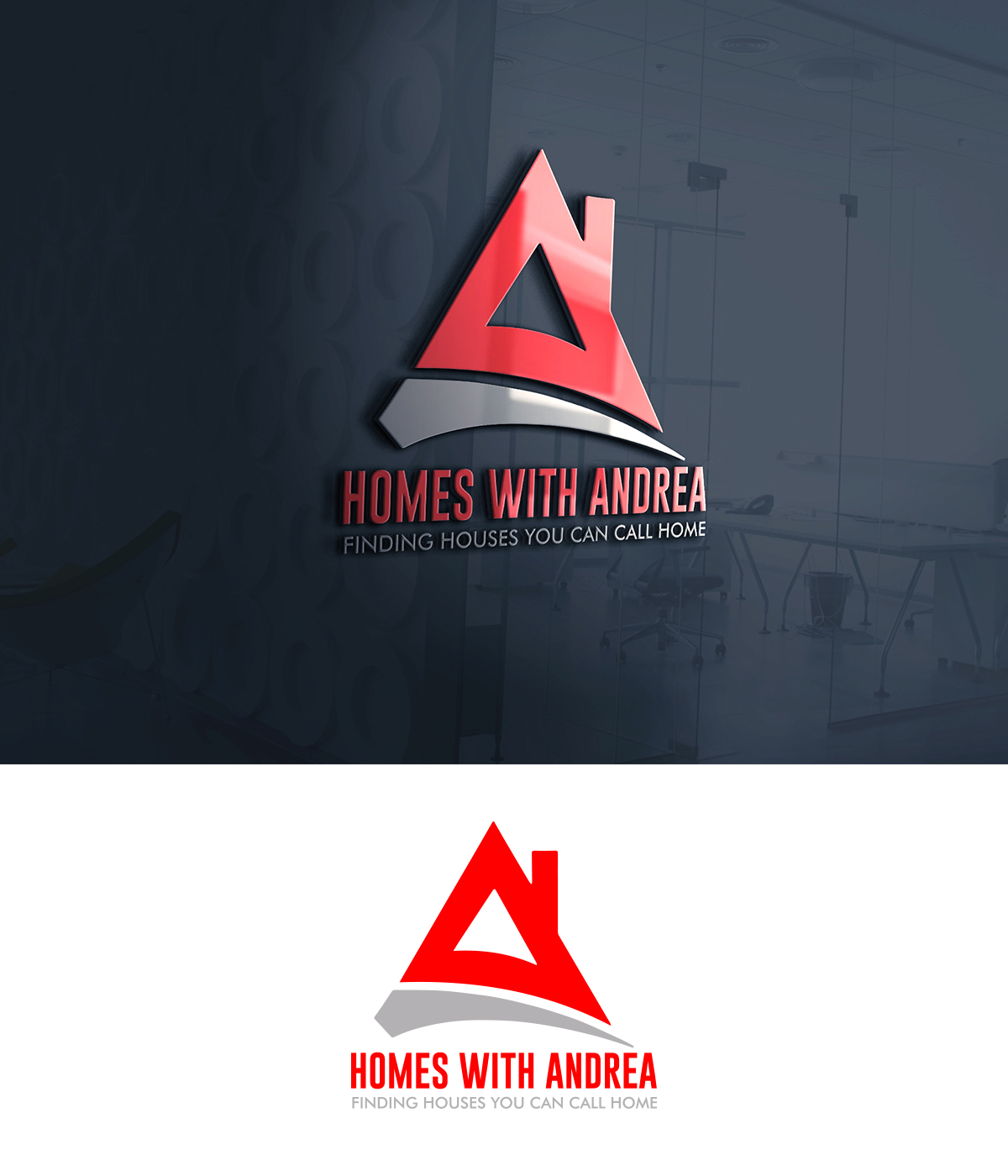 Logo Design by supercreative for Homes With Andrea - West USA Realty | Design #14093048