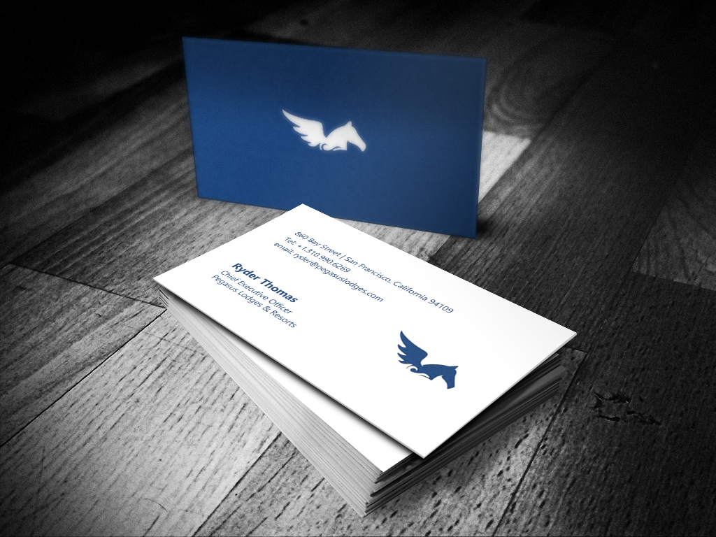 Business Card Design by Cyanide Design for Pegasus Lodges & Resorts | Design #2523889