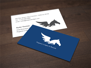 Business Card Design by Raywind for Pegasus Lodges & Resorts | Design: #2501407