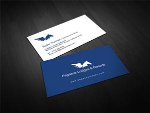 Business Card Design by diRtY.EMM for Pegasus Lodges & Resorts | Design: #2519113