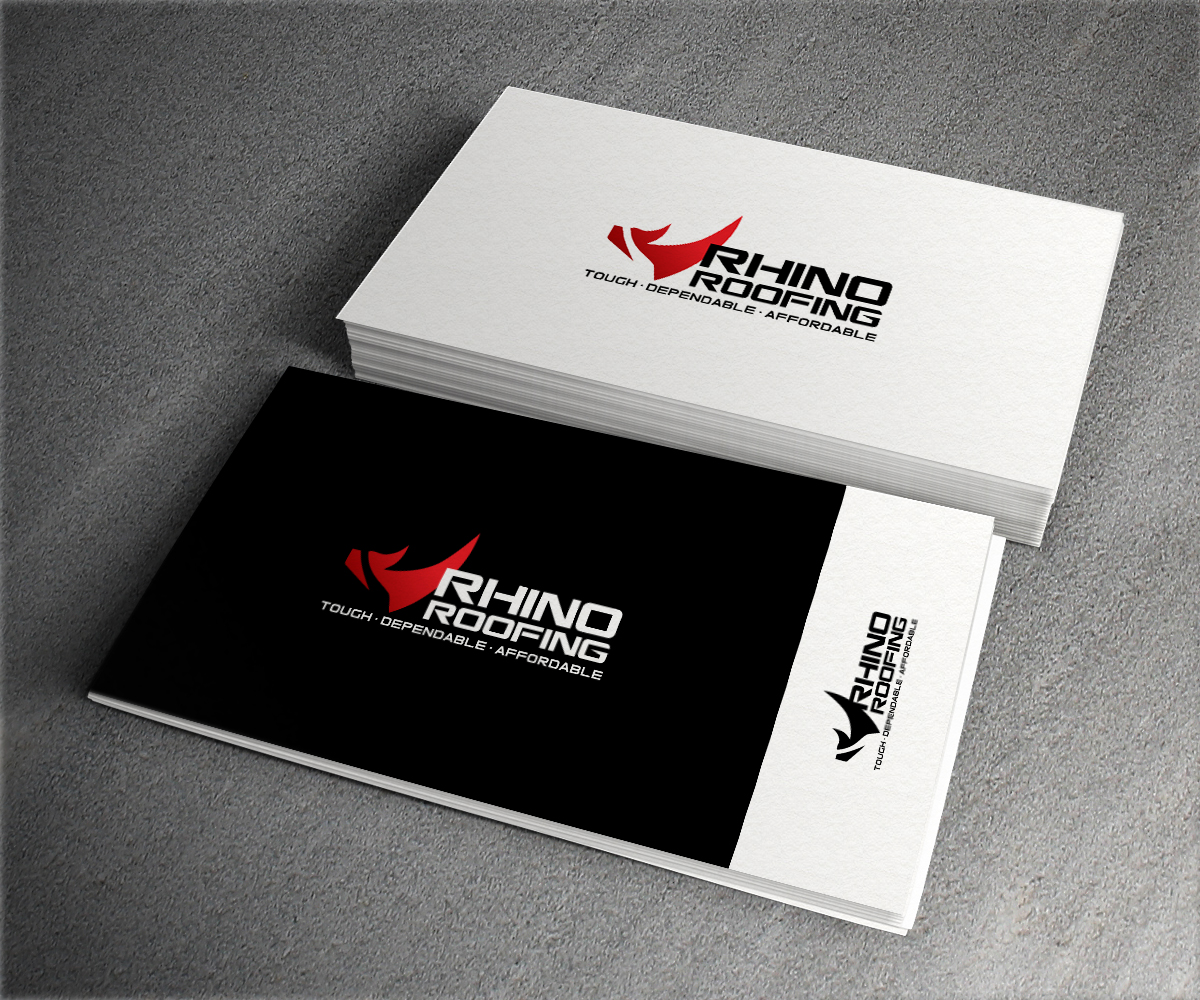 Logo Design by aglaronde23 for Rhino Roofing | Design: #14060901