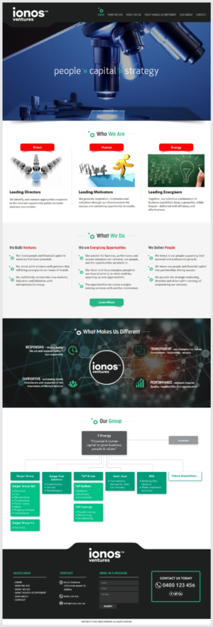 Web Design by -Marc- for Ionos Ventures | Design: #14131203