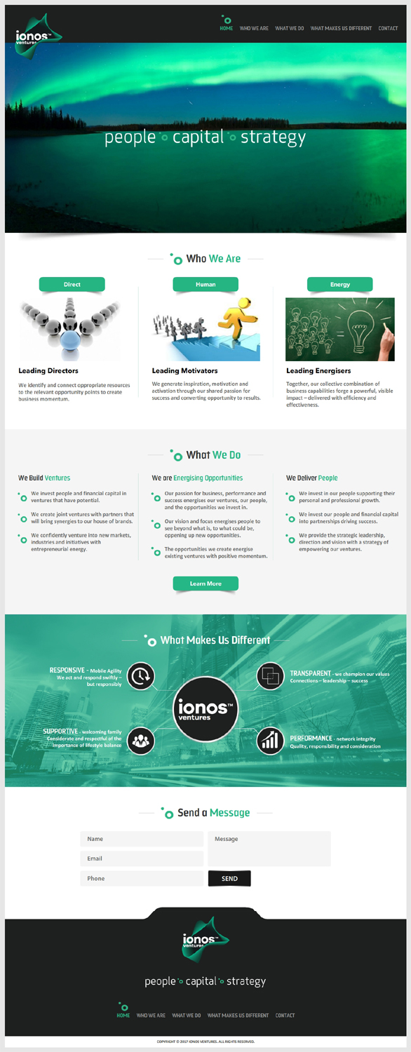 Web Design by -Marc- for Ionos Ventures | Design #14131580