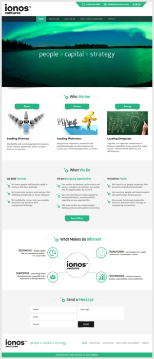 Web Design by -Marc- for Ionos Ventures | Design: #14131737
