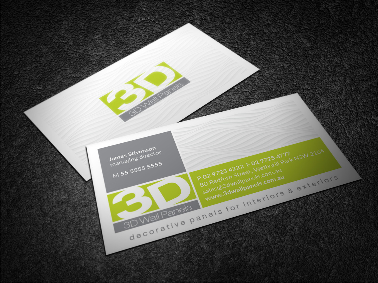 Diseño de Tarjeta de Presentación por Atvento Graphics para Sydney Doors | Diseño #14065996