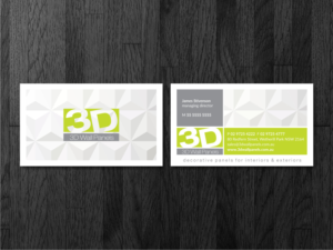 Business Card Design by Atvento Graphics for Sydney Doors | Design: #14070057