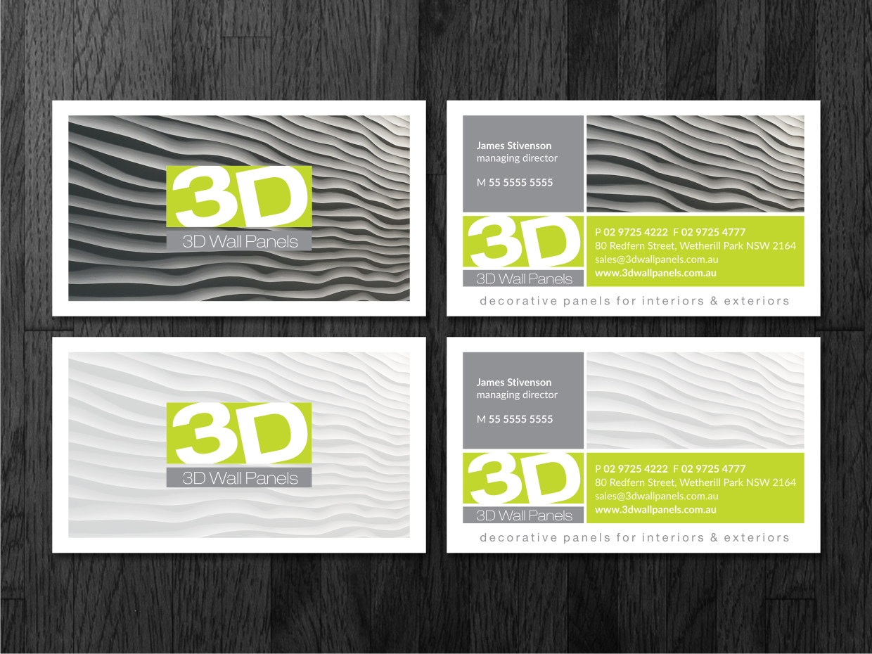 Diseño de Tarjeta de Presentación por Atvento Graphics para Sydney Doors | Diseño #14074965