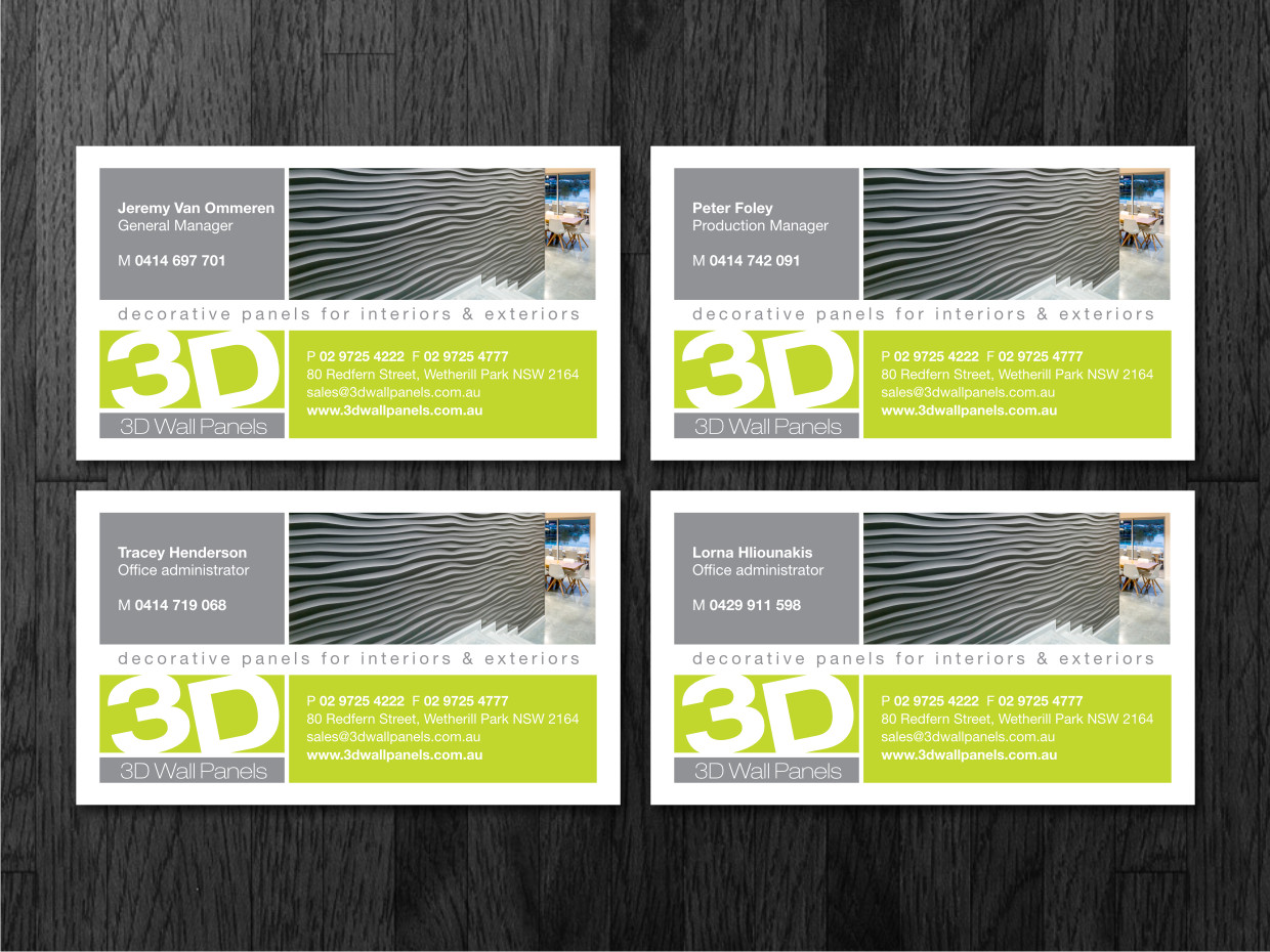 Design de Carte de Visite par Atvento Graphics pour Sydney Doors | Design #14093881