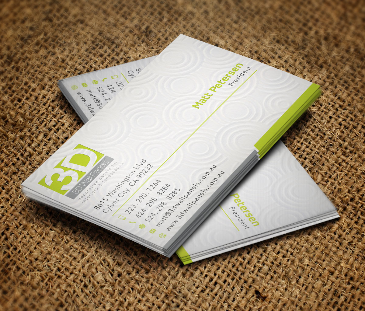 Visitenkarten-Design von Verified artistry (Design garden) für Sydney Doors | Design #14072983