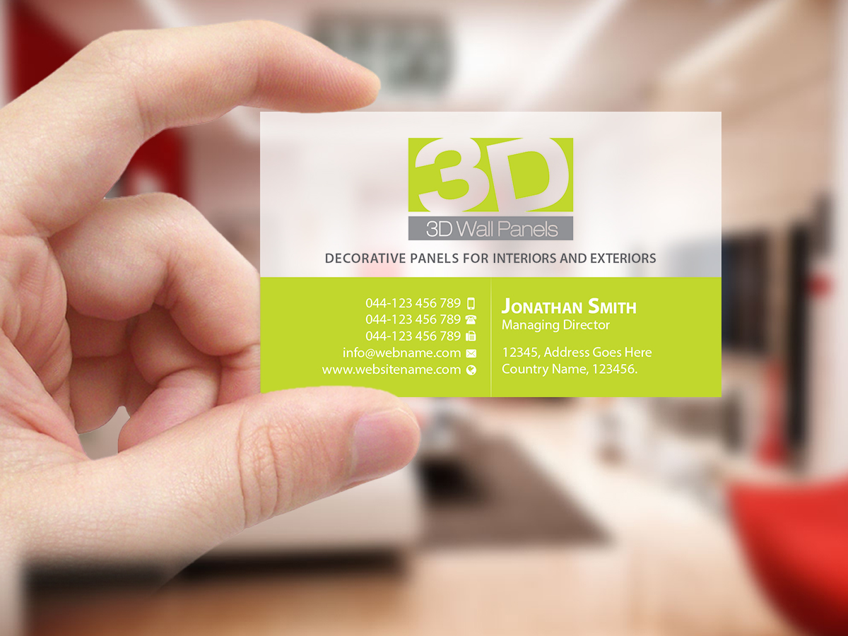 Diseño de Tarjeta de Presentación por Creations Box 2015 para Sydney Doors | Diseño #14072609