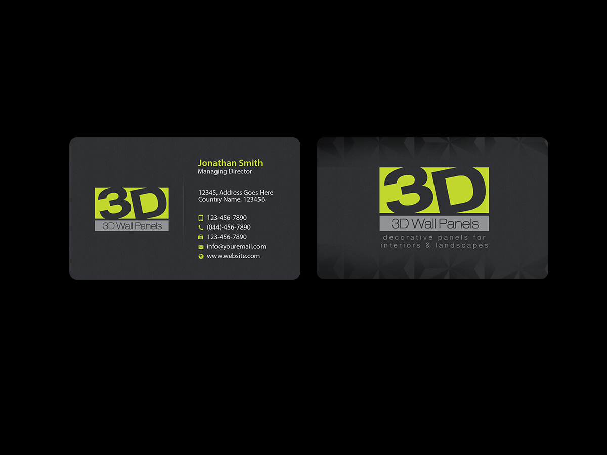 Visitenkarten-Design von Creations Box 2015 für Sydney Doors | Design #14073341