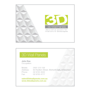 Business Card Design by Jac Davies