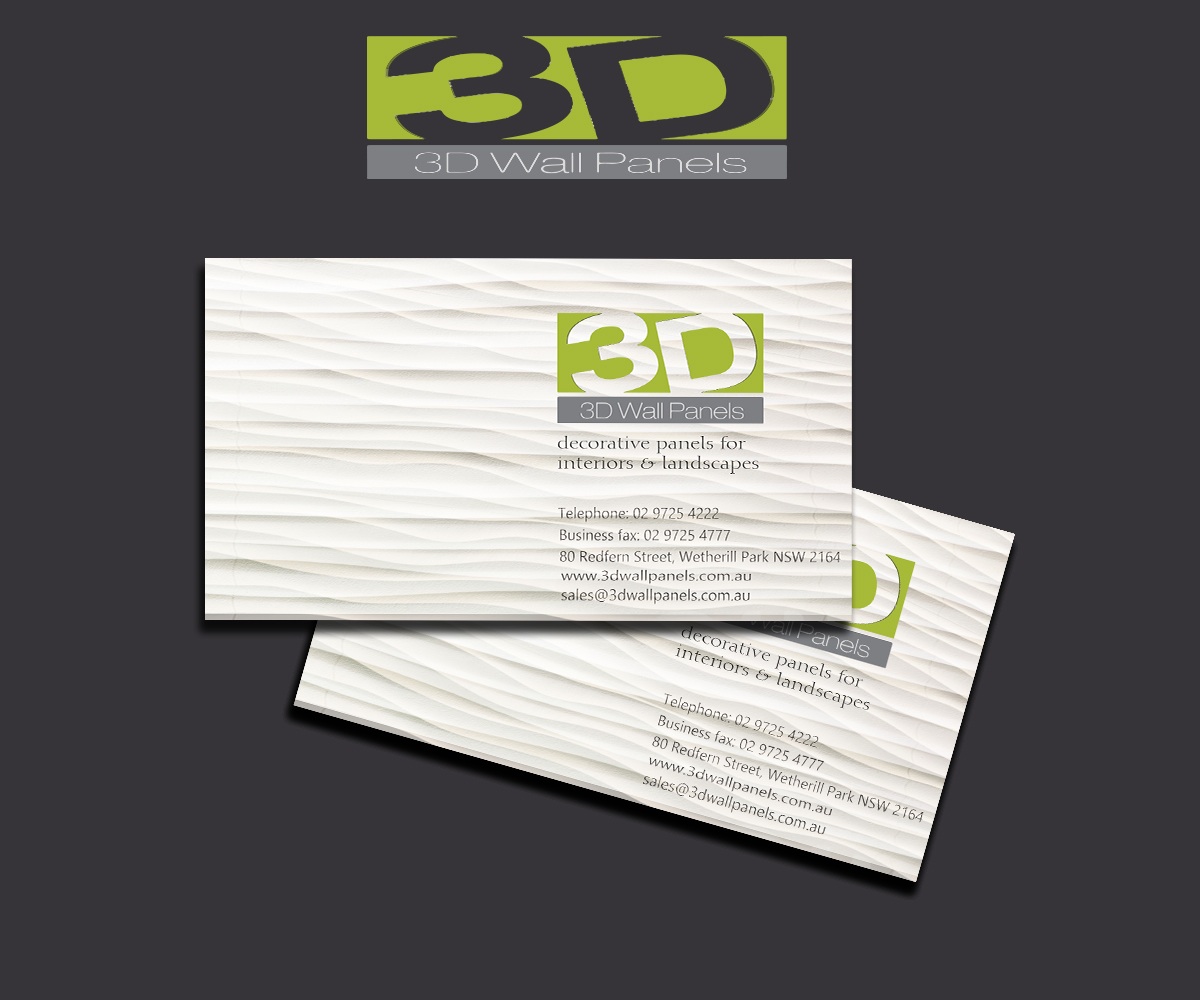 Business Card Design by AeonJaguar for Sydney Doors | Design #14089514