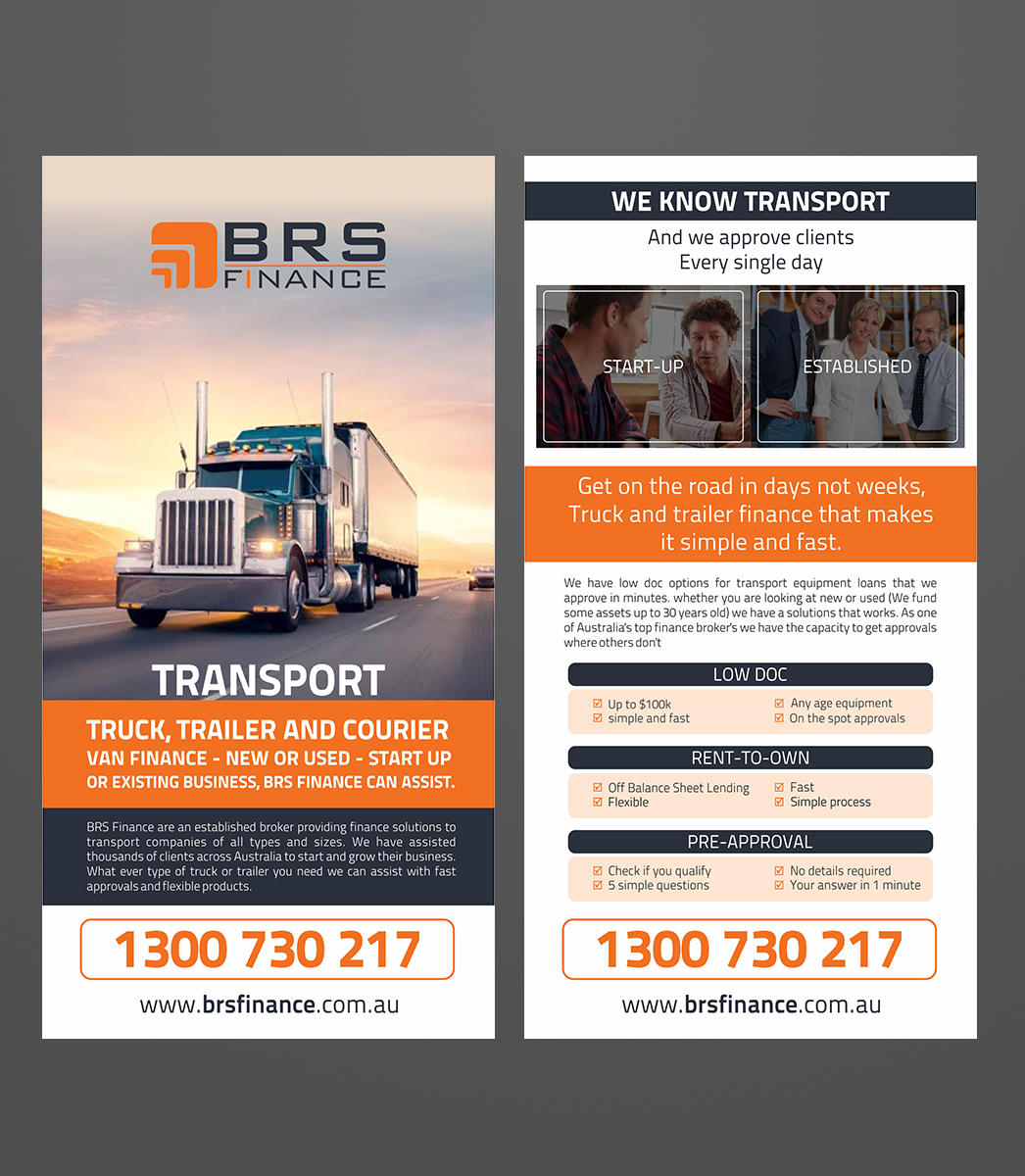 Design de Brochure par ecorokerz pour Business Rental Solutions | Design #14235800