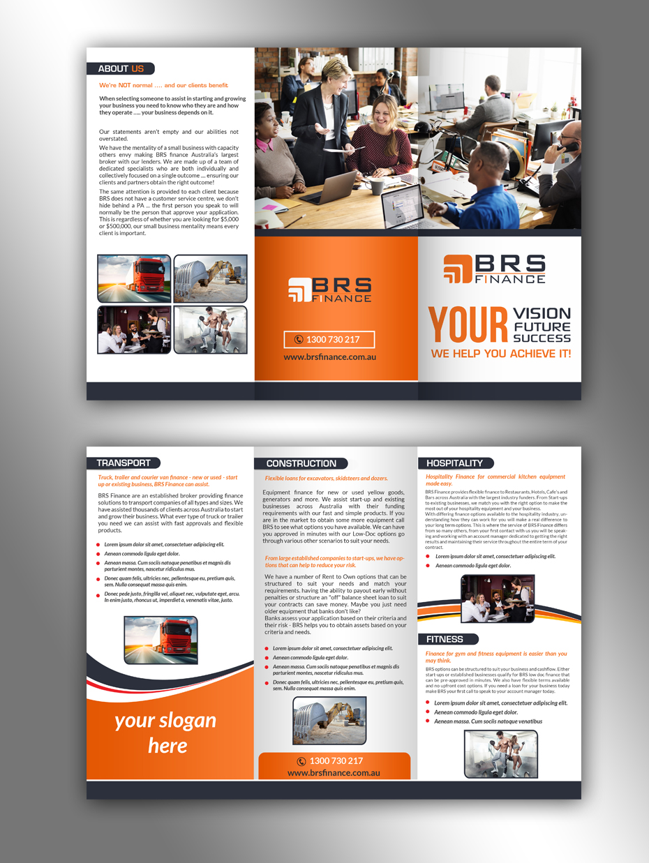 Design de Brochure par innovative earth pour Business Rental Solutions | Design #14163201