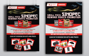 Diseño de Flyer por Black Stallions Impressive Solutions para ILD-SINOPEC | Diseño #14082486