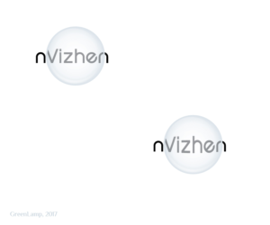 nVizhen | Logo Design by GreenLamp
