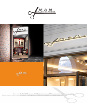 Man Craft Barbers  | Logo-Design von metromini1407