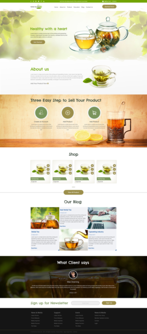 Web-Design von Kingdom Vision für Heartea | Design #14326543