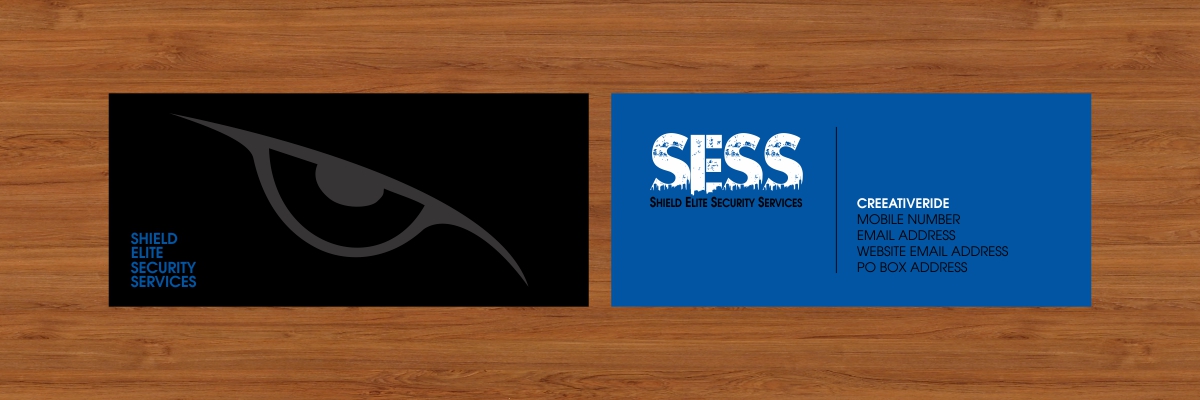 Business Card Design by creativeride for Shield Elite Security Services PTY. LTD. | Design #14127708