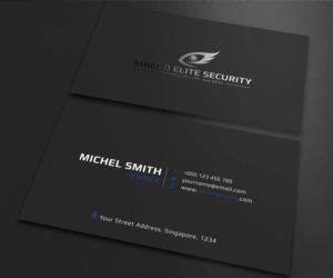 Business Card Design by Graphic Flame for Shield Elite Security Services PTY. LTD. | Design: #14094846