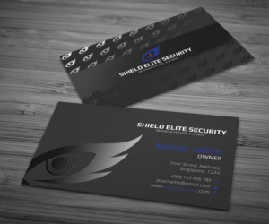 Business Card Design by Graphic Flame for Shield Elite Security Services PTY. LTD. | Design: #14094847