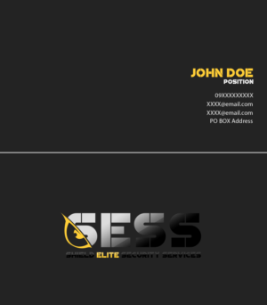 Business Card Design by vicrays137 for Shield Elite Security Services PTY. LTD. | Design: #14143428