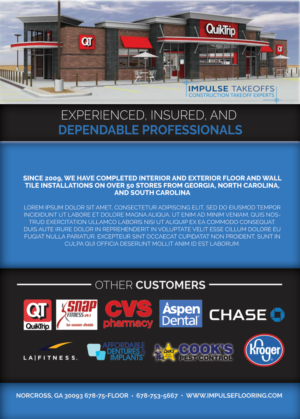 Flyer Design by alessandroevge for Impulse Flooring LLC. | Design: #14535456