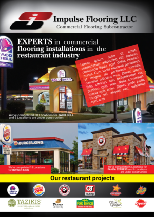 Flyer Design by Black Stallions Impressive Solutions for Impulse Flooring LLC. | Design #14110983