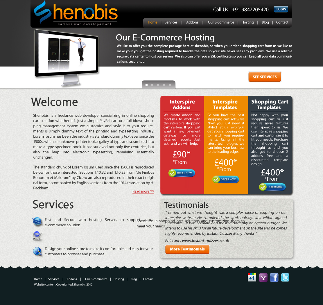 Wordpress Design by pb for this project | Design #554700