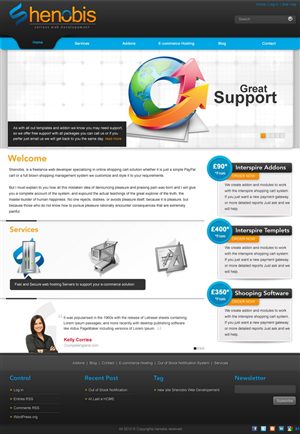 Wordpress Design by pb for this project | Design: #554701