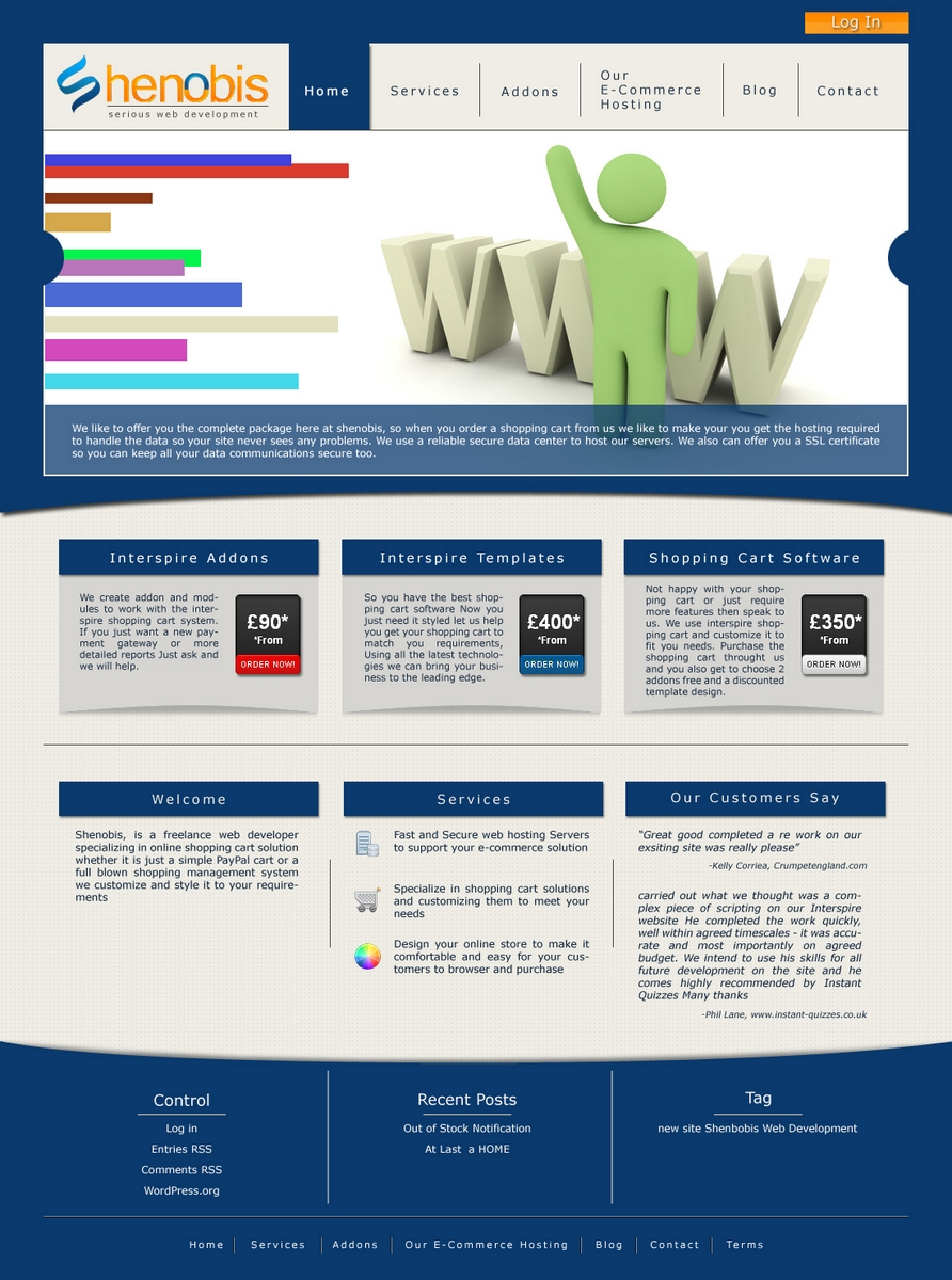 Wordpress Design by pb for this project | Design #554703