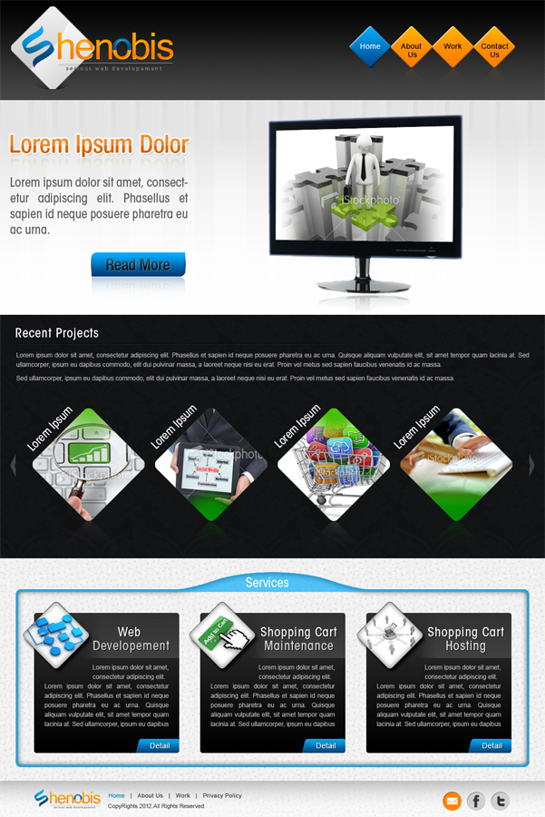 Wordpress Design by Eminents Infosoft for this project | Design #552887