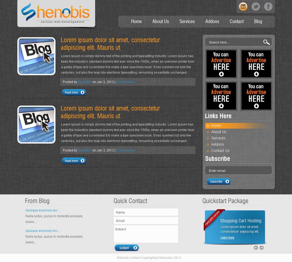 Wordpress Design by Eminents Infosoft for this project | Design #554275