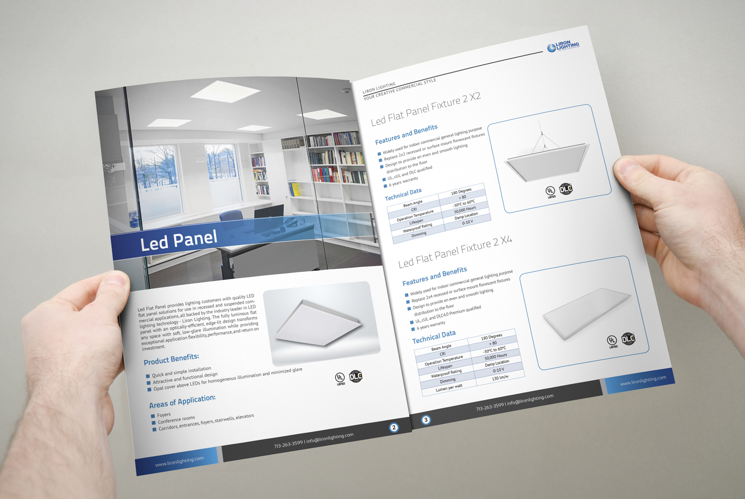 Catalogue Design by iTech Graphics for Liron Lighting | Design #14100279